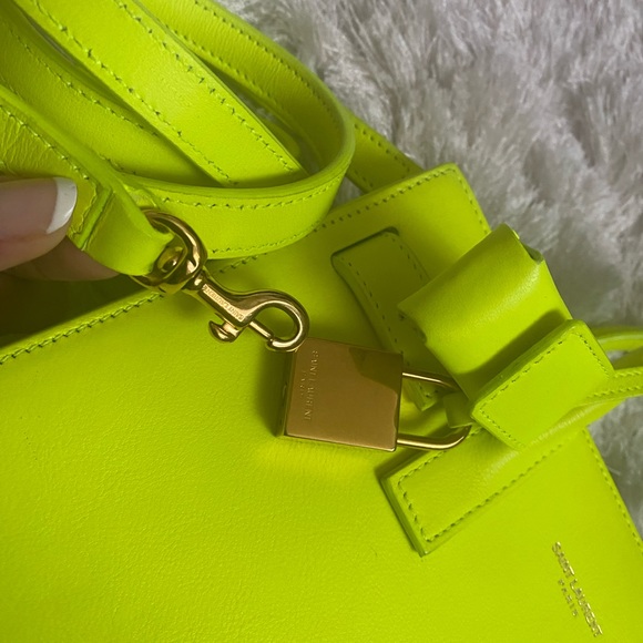 Lime Green Ysl Purse For Men